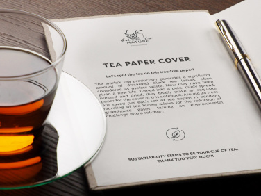 Logo trade promotional products picture of: Recycled Tea Notebook 209734000