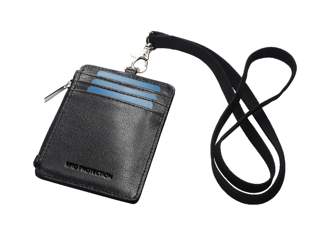 Logo trade advertising products image of: ID card holder with lanyard 170805200