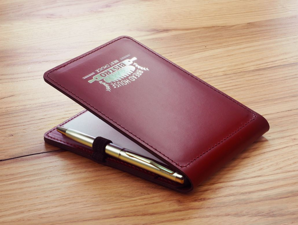 Logo trade promotional products image of: Waiter notepad 1102094