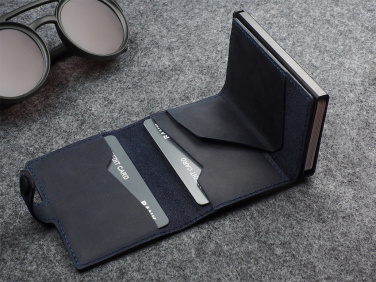 Logo trade business gifts image of: RFID wallet - Hunter Leather 2109284