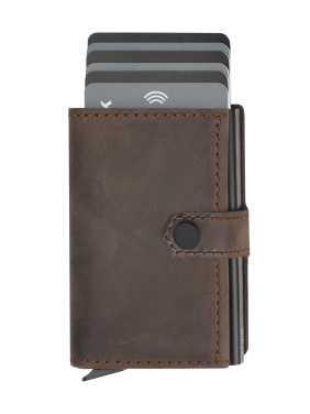 Logo trade promotional gifts picture of: RFID wallet - Hunter Leather 2109284