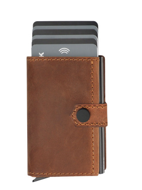 Logotrade advertising product picture of: RFID wallet - Hunter Leather 2109284