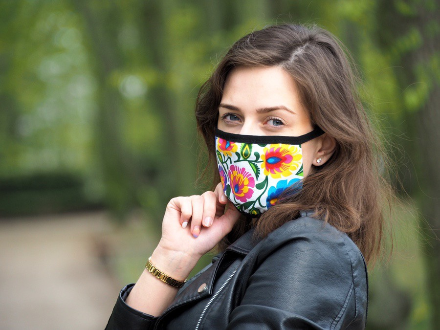 Logotrade promotional merchandise image of: MARS cotton mask (size L) 1569165