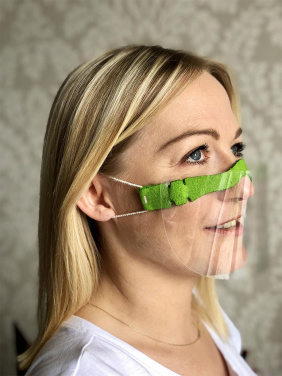 Logotrade promotional products photo of: HESTIA clear face shield-mask for mouth and nose 1452162