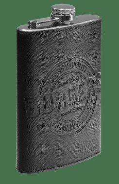Logo trade promotional gifts image of: Hip flask 425113