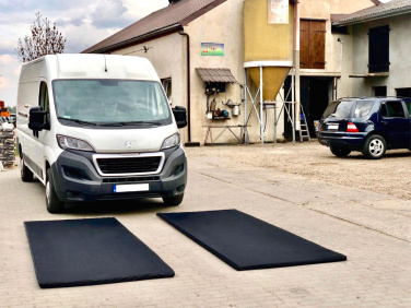Logo trade promotional gifts image of: Transit disinfection mat 120x300x4cm 1384087