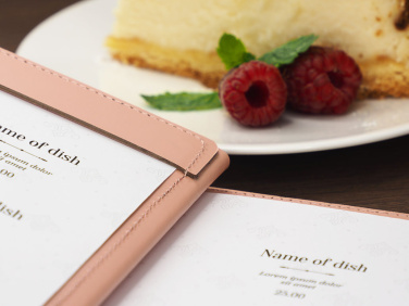 Logo trade corporate gifts picture of: Menu cover 1087281
