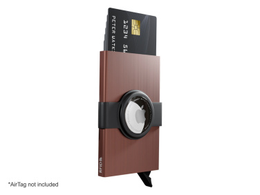 Logo trade promotional items picture of: RFID credit card case with holder for AirTag 2163155