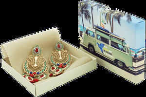 Logo trade advertising products image of: Box (11 x 8 x 2.5cm) 576117