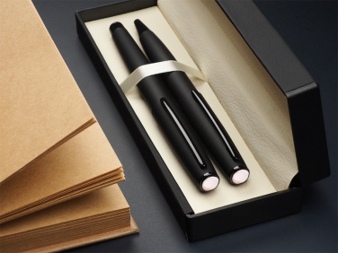 Logotrade corporate gift image of: Opal stone Pen set 1286036
