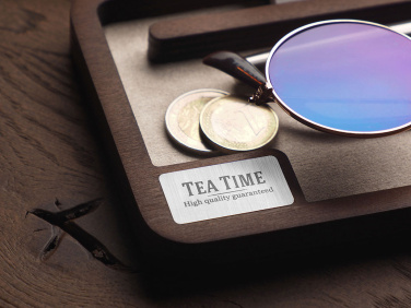 Logotrade promotional gift image of: Wooden desk organiser 1818121