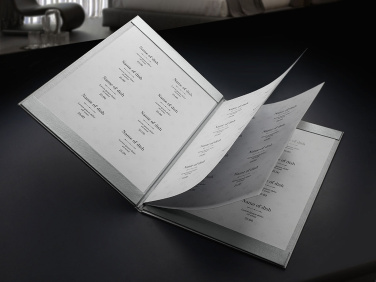 Logo trade business gift photo of: Menu cover 1679280