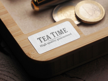 Logo trade promotional gifts image of: Wooden desk organiser 1818292