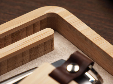 Logotrade advertising products photo of: Wooden desk organiser 1818292