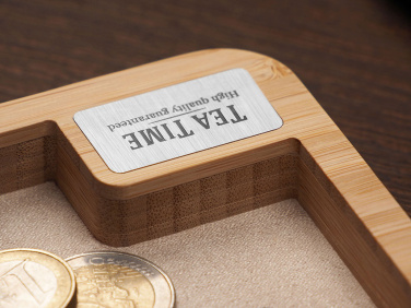 Logotrade promotional giveaway image of: Wooden desk organiser 1818292