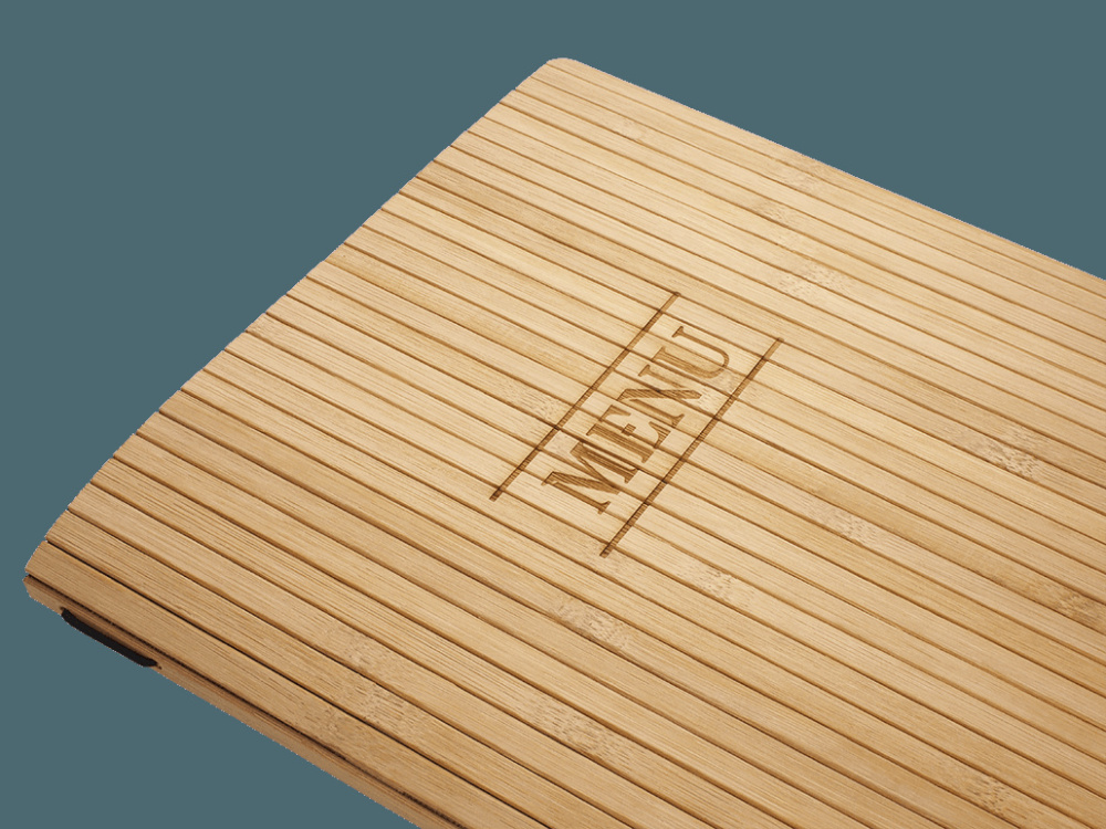Logo trade promotional items image of: Menu cover Ambiente 1181145