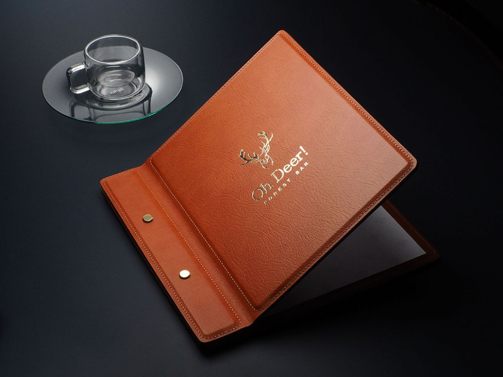 Logo trade advertising products picture of: Menu cover 1085318