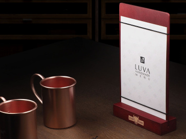 Logo trade advertising products image of: Promo menu 1867121