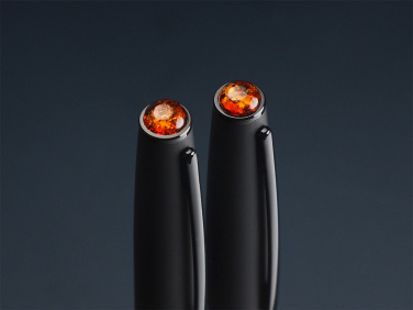 Logo trade promotional products picture of: Amber Pen set  1235036