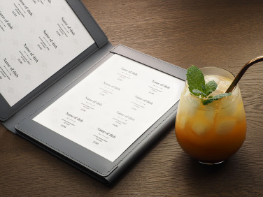 Logo trade promotional merchandise picture of: Menu cover 1069094