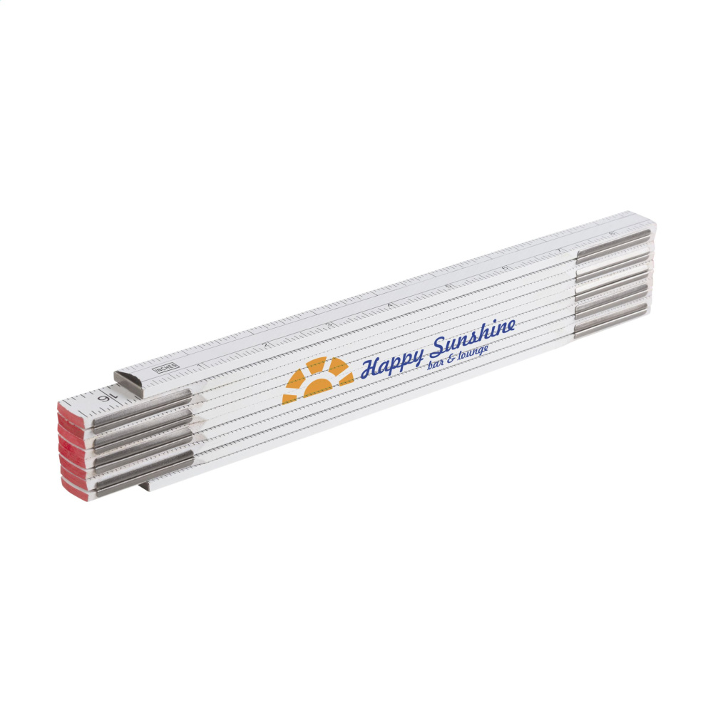 Logo trade corporate gift photo of: MetricWoodPro ruler