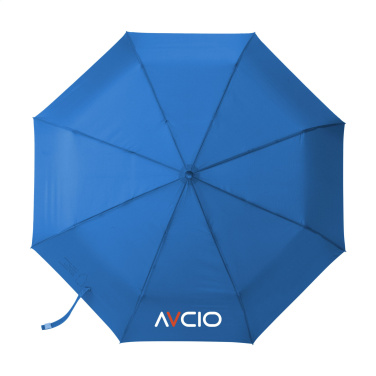 Logo trade promotional item photo of: Michigan foldable RCS RPET umbrella 21 inch