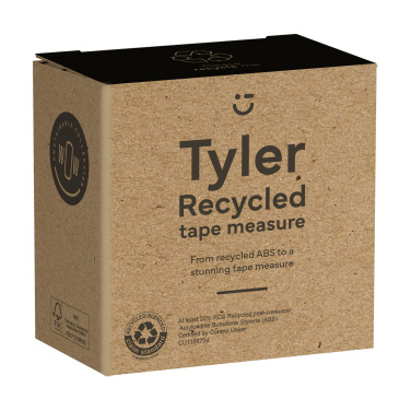 Logotrade promotional item image of: Tyler RCS Recycled 3 meter tape measure