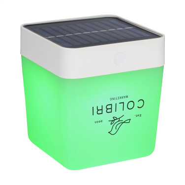Logo trade promotional giveaway photo of: Grundig Lumo Solar Table Lamp