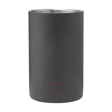 Logotrade advertising product picture of: CoolSteel Black wine cooler