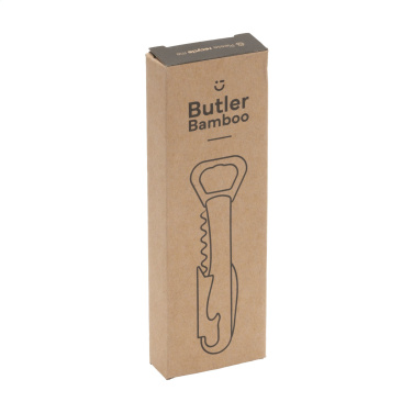 Logo trade promotional merchandise picture of: Butler Bamboo waiter’s friend