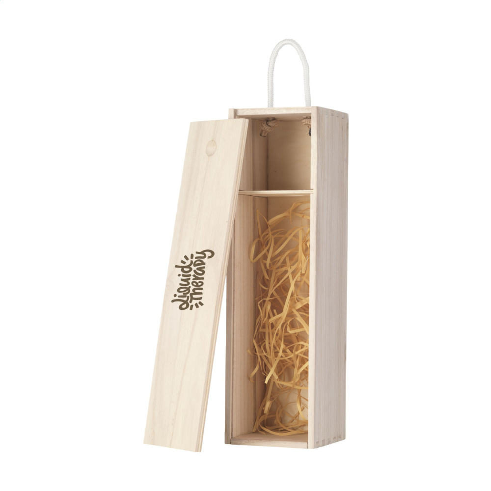 Logo trade promotional gifts picture of: WineWood wine box