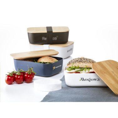 Logo trade advertising product photo of: Midori Bamboo Lunchbox