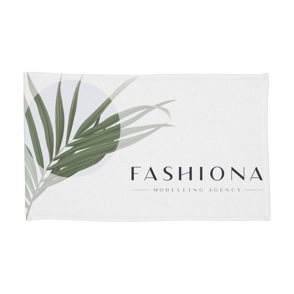 Logotrade business gifts photo of: Printed RPET BathTowel 350 g/m² 70x140