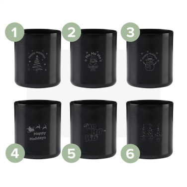 Logo trade promotional giveaways picture of: Wooosh Scented Candle True Wood X-Mas