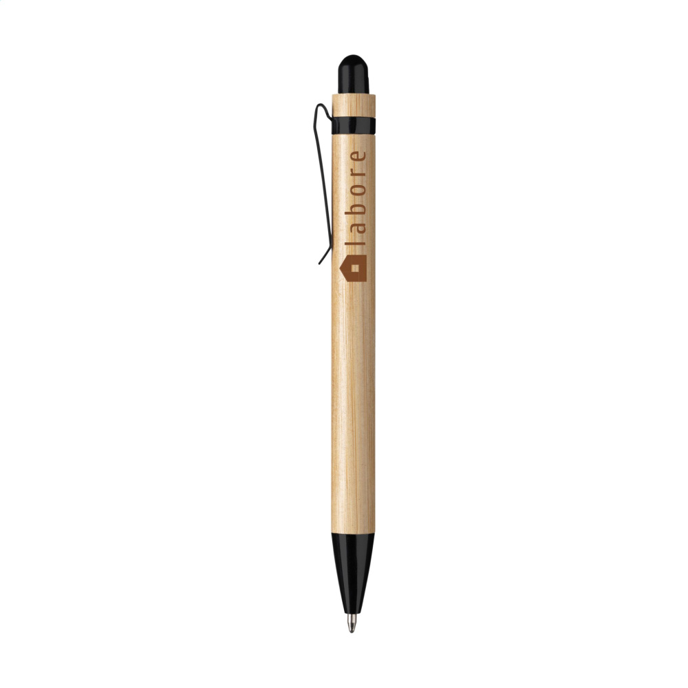 Logo trade promotional giveaway photo of: Boston Bamboo pen