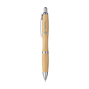 Logo trade promotional product photo of: Athos Bamboo pen