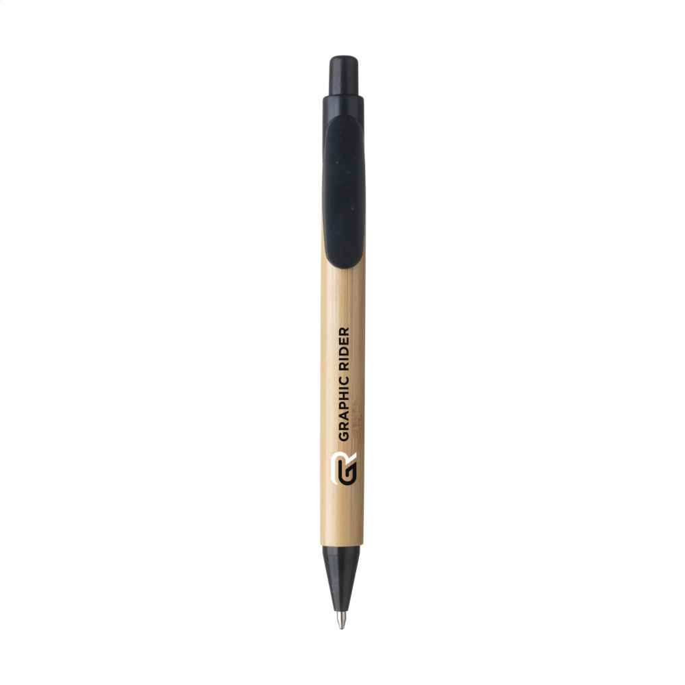 Logotrade promotional merchandise photo of: Bamboo Wheat Pen wheat straw ballpoint pen