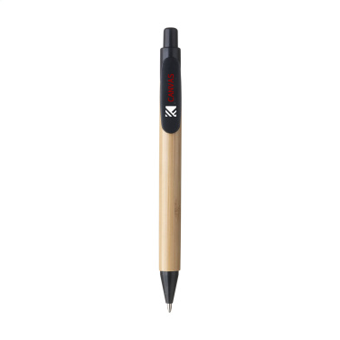 Logo trade promotional gift photo of: Bamboo Wheat Pen wheat straw ballpoint pen