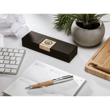 Logo trade promotional gifts picture of: Bamboo Pen Set pens