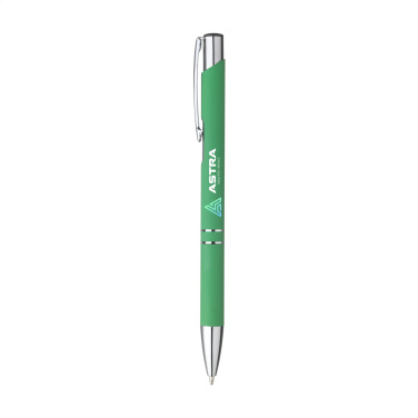 Logotrade promotional item image of: Ebony Soft Touch Accent pen