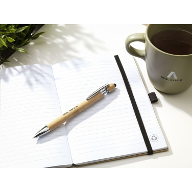 Logo trade business gift photo of: Luca Touch Bamboo stylus pen