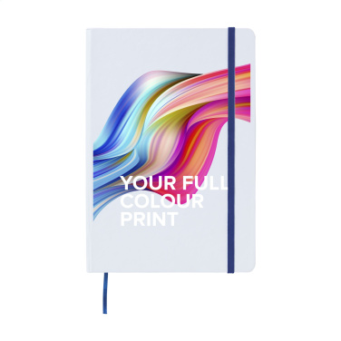 Logo trade promotional giveaways picture of: WhiteNote A5 Paper notebook