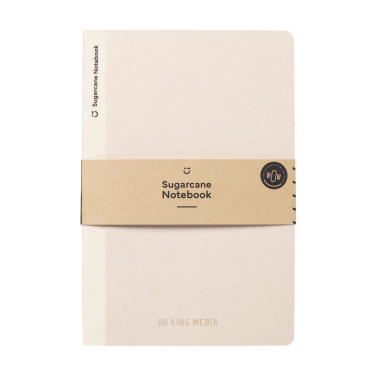 Logo trade promotional items image of: Sugarcane Paper Notebook A5