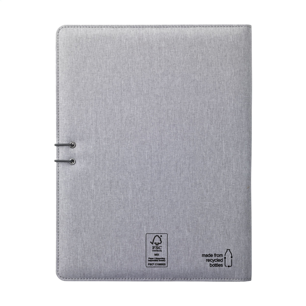 Logo trade promotional gifts picture of: Quest Portfolio RCS RPET A4  document folder