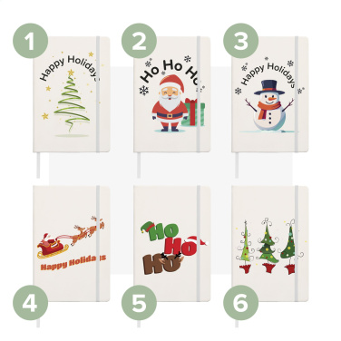 Logo trade promotional gift photo of: Pocket Notebook A5 X-Mas