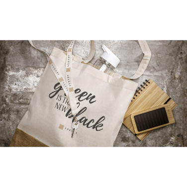 Logotrade promotional gift picture of: Combi Organic Shopper (160 g/m²) bag