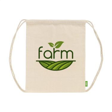 Logo trade promotional merchandise image of: Organic Cotton GOTS Promo (140 g/m²) backpack