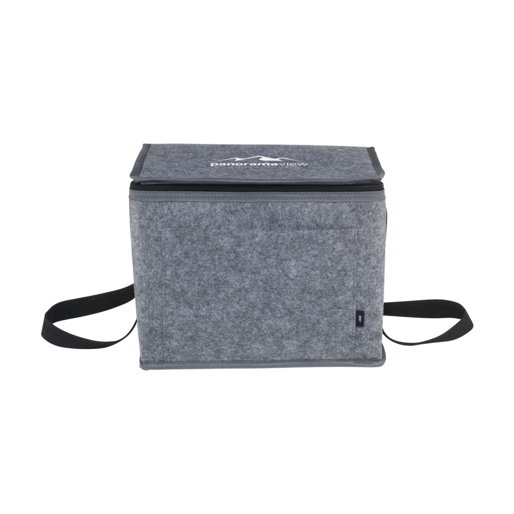 Logo trade promotional giveaway photo of: Keep-it-Cool GRS Felt RPETcooling bag