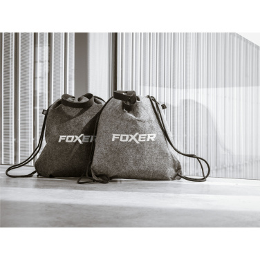 Logotrade advertising products photo of: GRS RPET Felt PromoBag Plus backpack