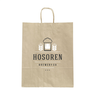 Logotrade promotional merchandise picture of: Leaf It Bag recycled grass paper (90 g/m²) M